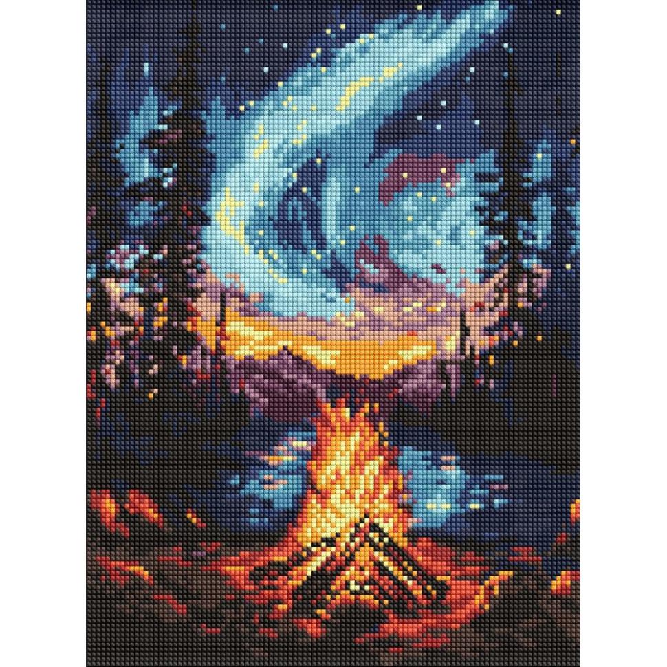 Алмазная мозаика Ideyka Северное сияние 30x40 см (AMO8133)