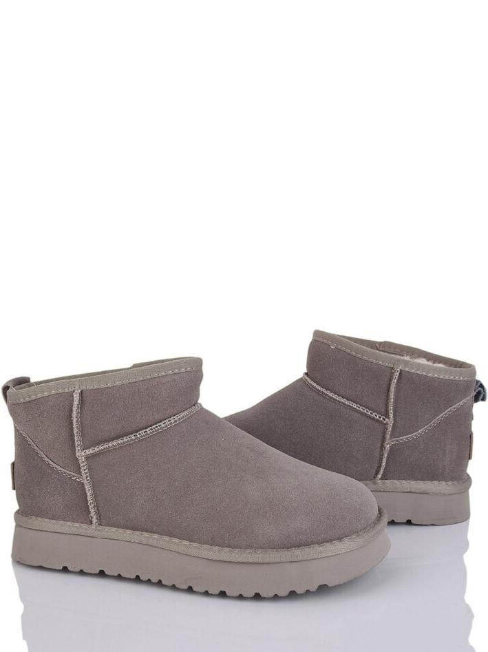 Замшевые угги на овчине ITTS SN9960-21 р. 41 Серый