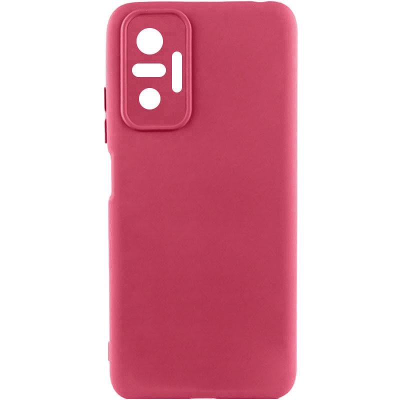 Противоударный Чехол Silicone Cover Lakshmi Full Camera (AAA) для Xiaomi Redmi Note 10 Pro / 10 Pro Max Бордовый/Plum