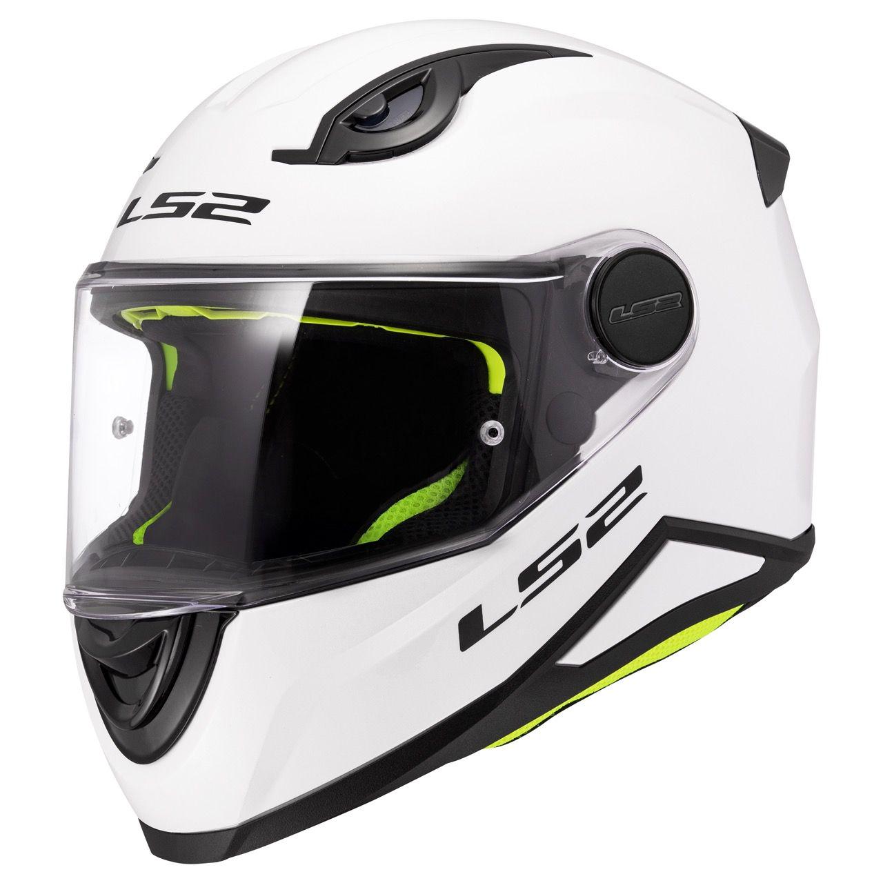 Мотошолом дитячий LS2 FF812 Kid Solid S White (39213)