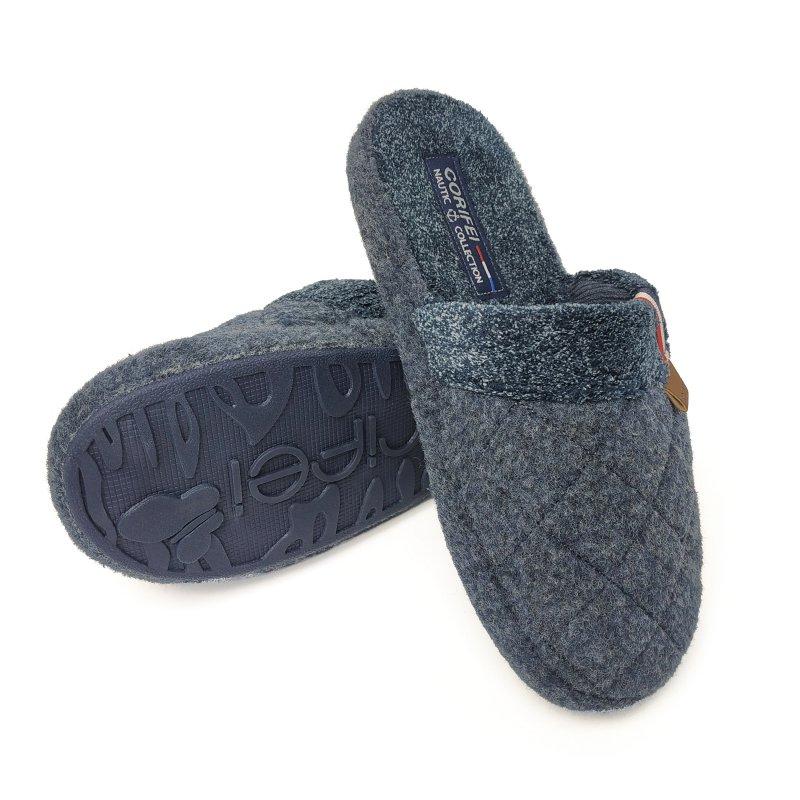 Тапочки комнатные подростковые Корифей 905 p. 37 24 см Синий