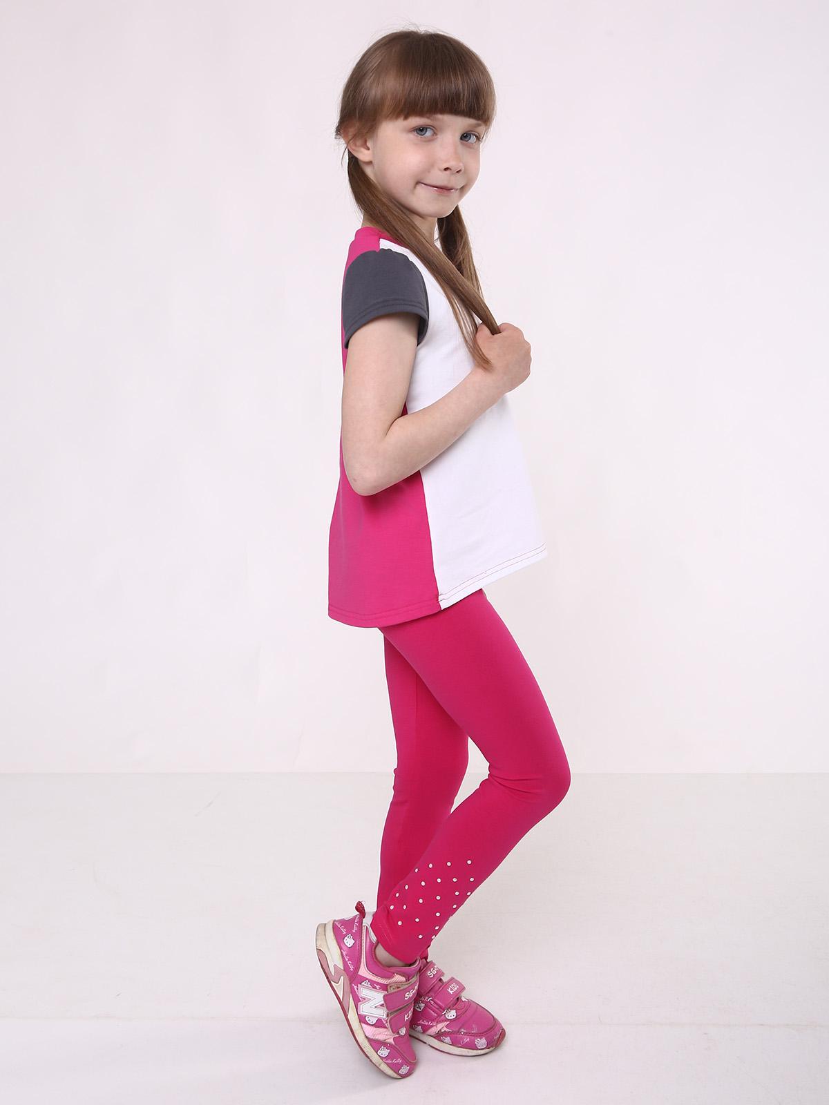 Лосини Lafleur 140 Фуксія Л212 перлини - фото 3 Лосини Lafleur 140 Фуксія Л212 перлини - фото 3