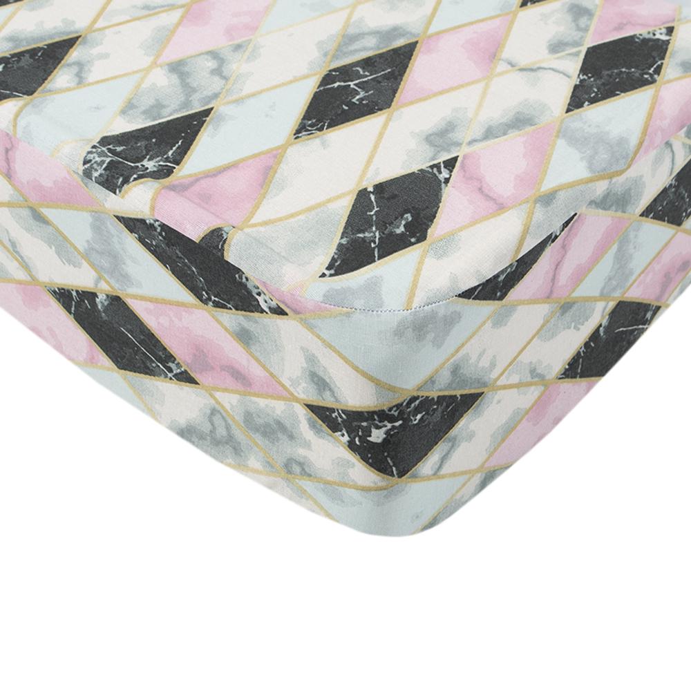 Простыня Iris Home Jally ранфорс на резинке 160х200+25 см (svt-2000022309264)