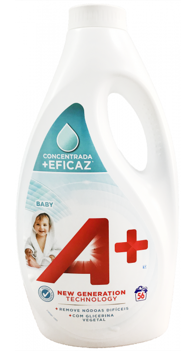 Гель для прання А+ Baby 2464 мл 56 прань