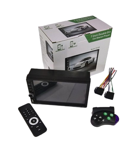 Автомагнитола 7inch MP5+RC+SRC USB AUX 2DIN Bluetooth 7035W Черный