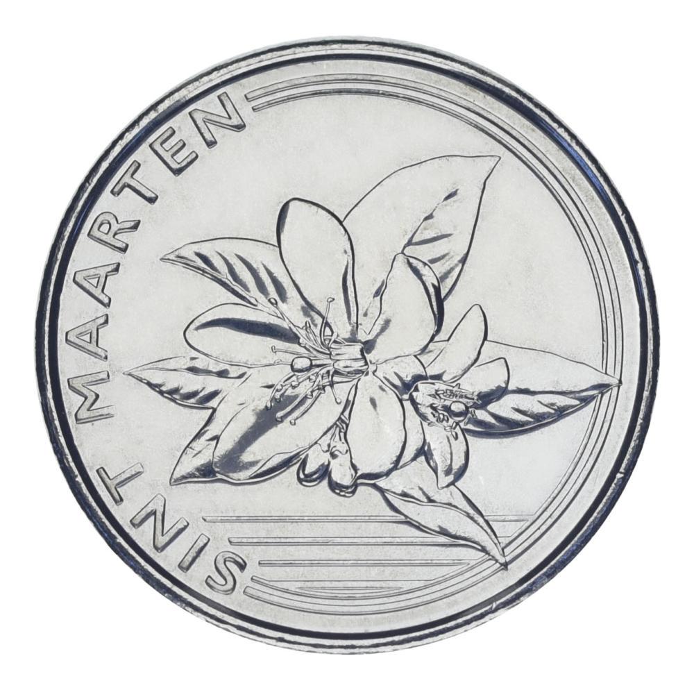 Коллекционная монета Синт-Мартен 10 центов 2025 UNC (М21871)
