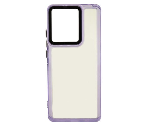 Чехол - накладка TPU Color Frame для Motorola Edge 50 Pro Фиолетовый Чехол - накладка TPU Color Frame для Motorola Edge 50 Pro Фиолетовый