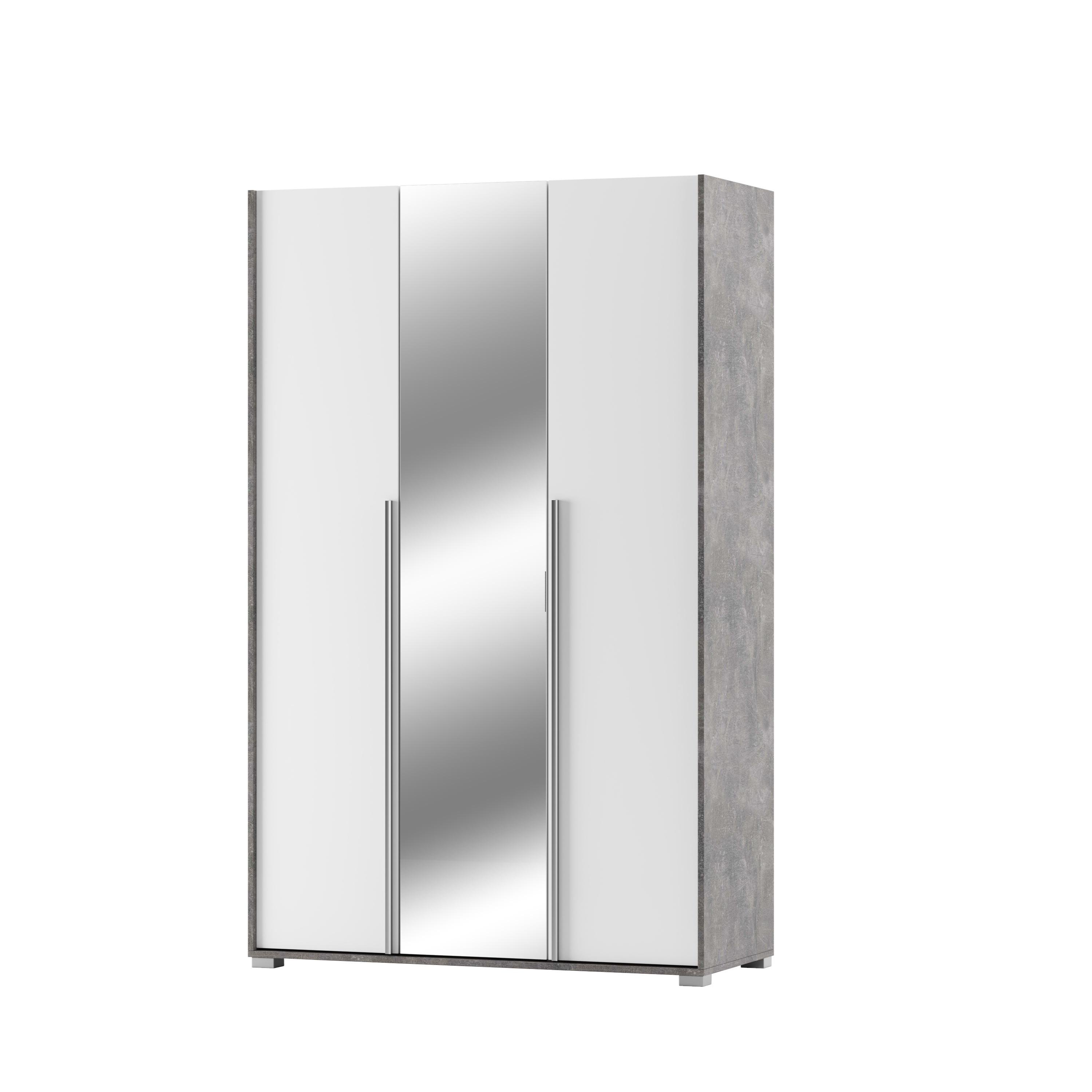 Шкаф распашный Світ Меблів Алекса 3ДЗ ДСП Ателье светлый/Нимфея альба Шкаф распашный Світ Меблів Алекса 3ДЗ ДСП Ателье светлый/Нимфея альба