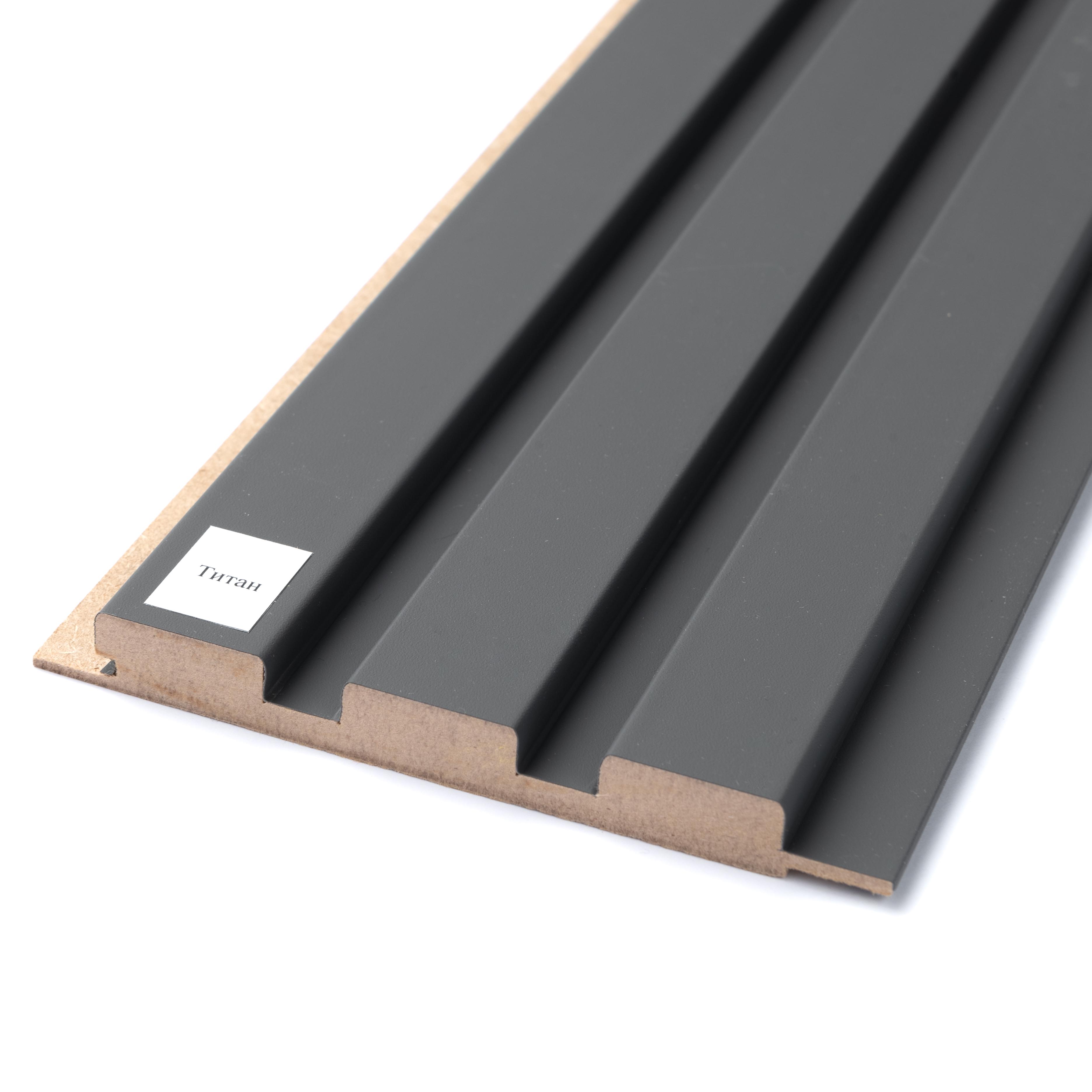 Стінова рейкова панель МДФ Superprofil Титан 2800х117х12 мм