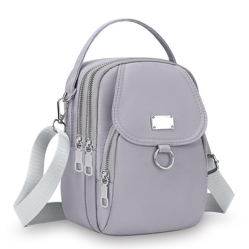 Жіноча сумка класична 10649 крос-боді Сірий (29472106) - фото 1