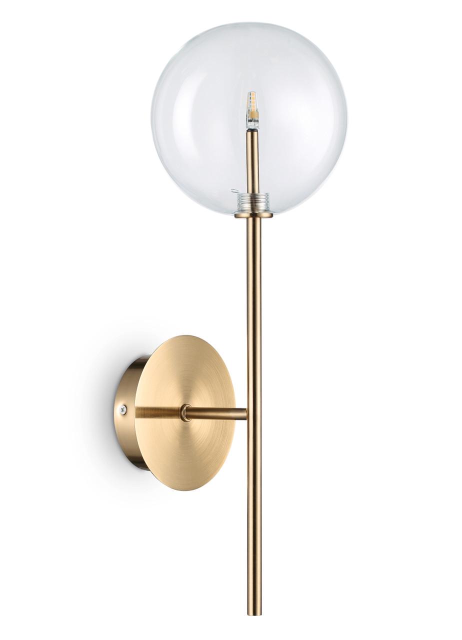 Настенный светильник Ideal Lux Equinoxe ap1 ottone antico (200149)