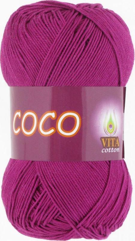 Пряжа Vita Cotton Coco 4318 фуксия (3394)
