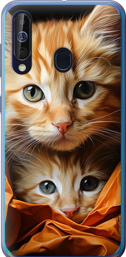 Чехол на Samsung Galaxy A60 2019 A606F Котики 2 (5664u-1699-42517) Чехол на Samsung Galaxy A60 2019 A606F Котики 2 (5664u-1699-42517)