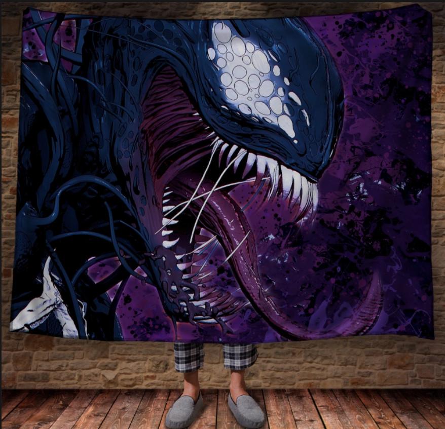 Плед с 3D принтом Веном 150х200 см (epi_0838)