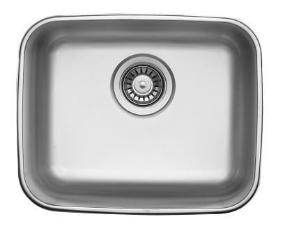 Мойка кухонная Ukinox D 360 8K 185 мм полированная и корзина