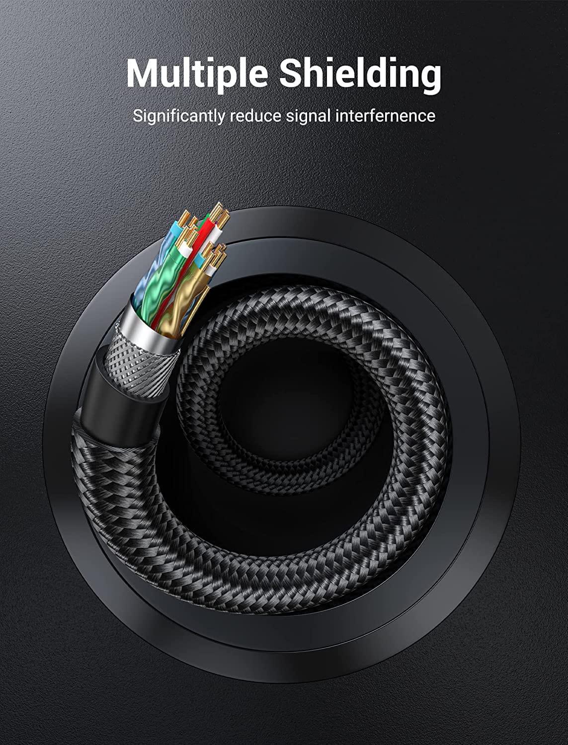 Кабель Vention DisplayPort 1.4 8K 60Hz 4K 144Hz 1080p 240Hz 32.4 Гбит/с DP Dynamic HDR G-Sync Free Sync 5 м Черный (HCELJ) - фото 4