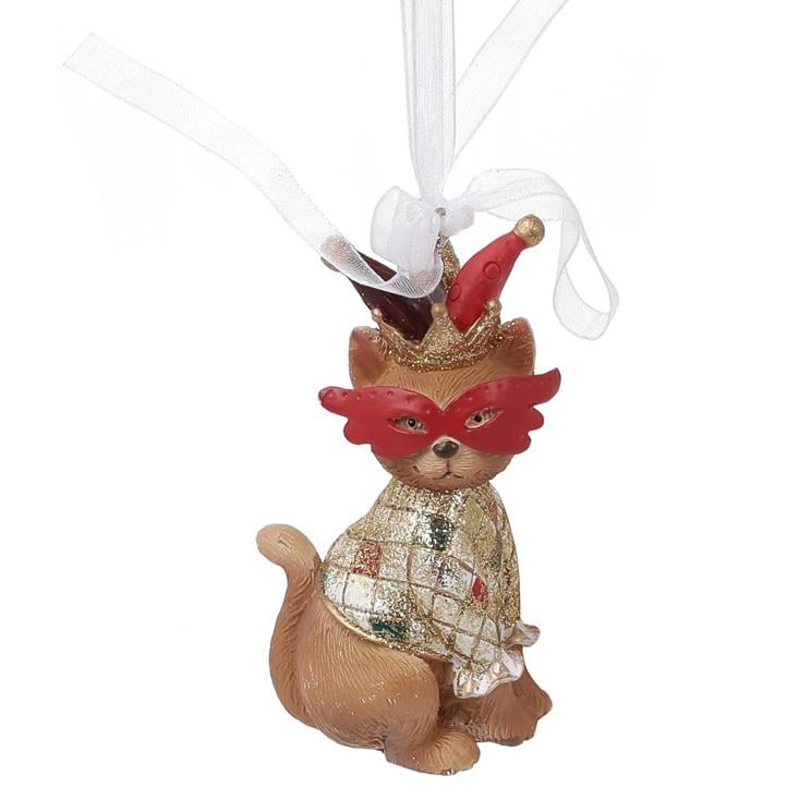 Фигурка-подвеска BonaDi Кот в красных очках (890-197)