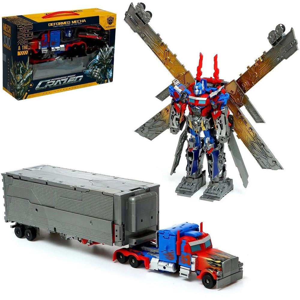 Іграшковий Робот-Трансформер Оптимус Прайм з причепом (28443890) - фото 2