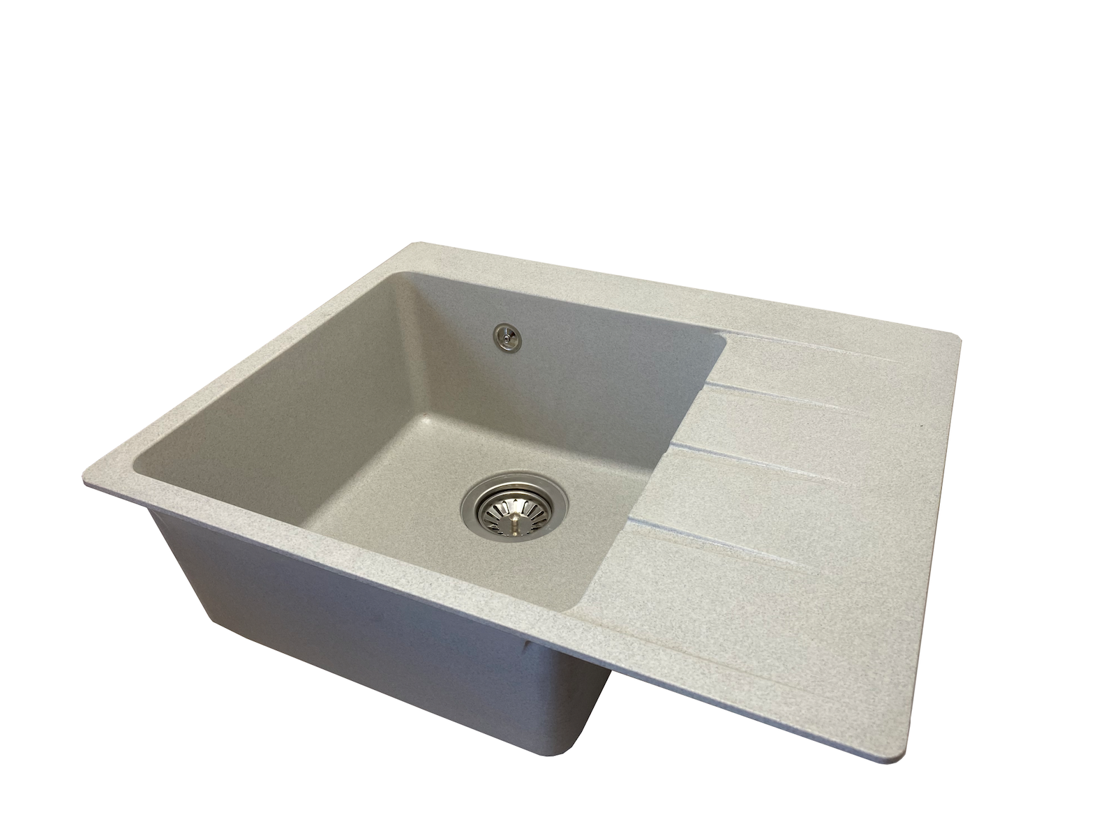 Мойка кухонная VECTOR Forest 62x50 см чаша слева Светло-серый (4f5cd80e)