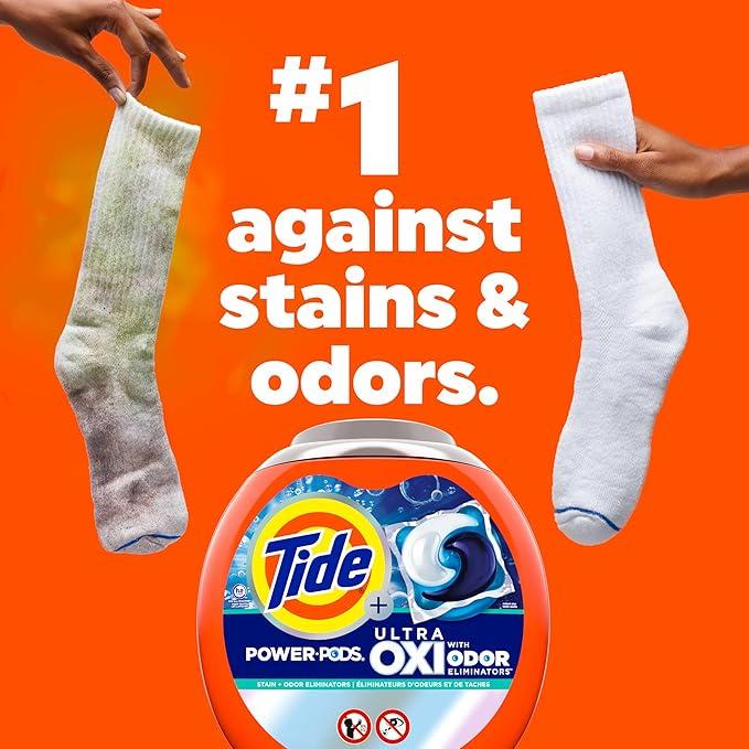 Капсули для прання Tide Ultra OXI Power PODS з усунення запаху 45 шт. - фото 6 Капсули для прання Tide Ultra OXI Power PODS з усунення запаху 45 шт. - фото 6