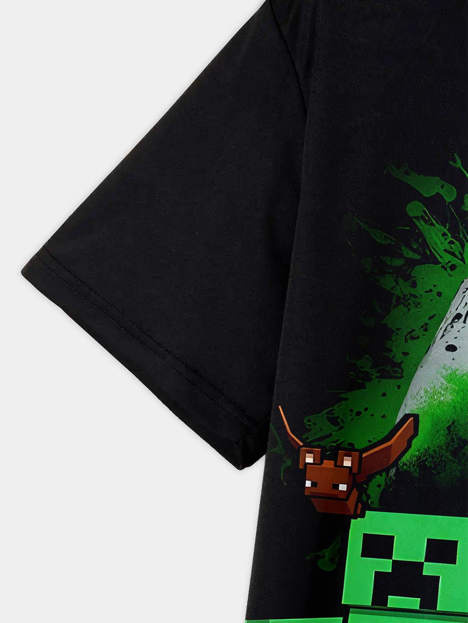 Футболка детская Minecraft и геймпад Xbox 122-128 см Черный (27829576) - фото 3 Футболка детская Minecraft и геймпад Xbox 122-128 см Черный (27829576) - фото 3