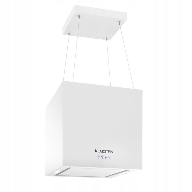 Острівна витяжка KLARSTEIN Chandelier 595 м³/год Білий (10035975)