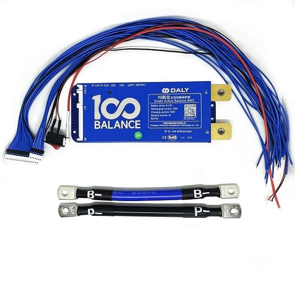 Плата Smart BMS DALY 8-24S 150A with CAN +1А active balancе+BT - фото 2