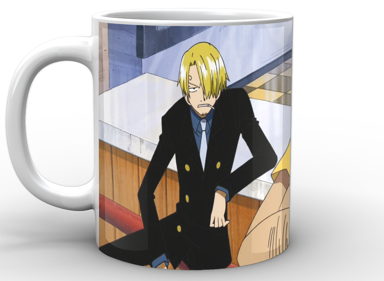 Чашка Geek Land Большой куш One Piece Франки и Санджи OP.02.009 Белый