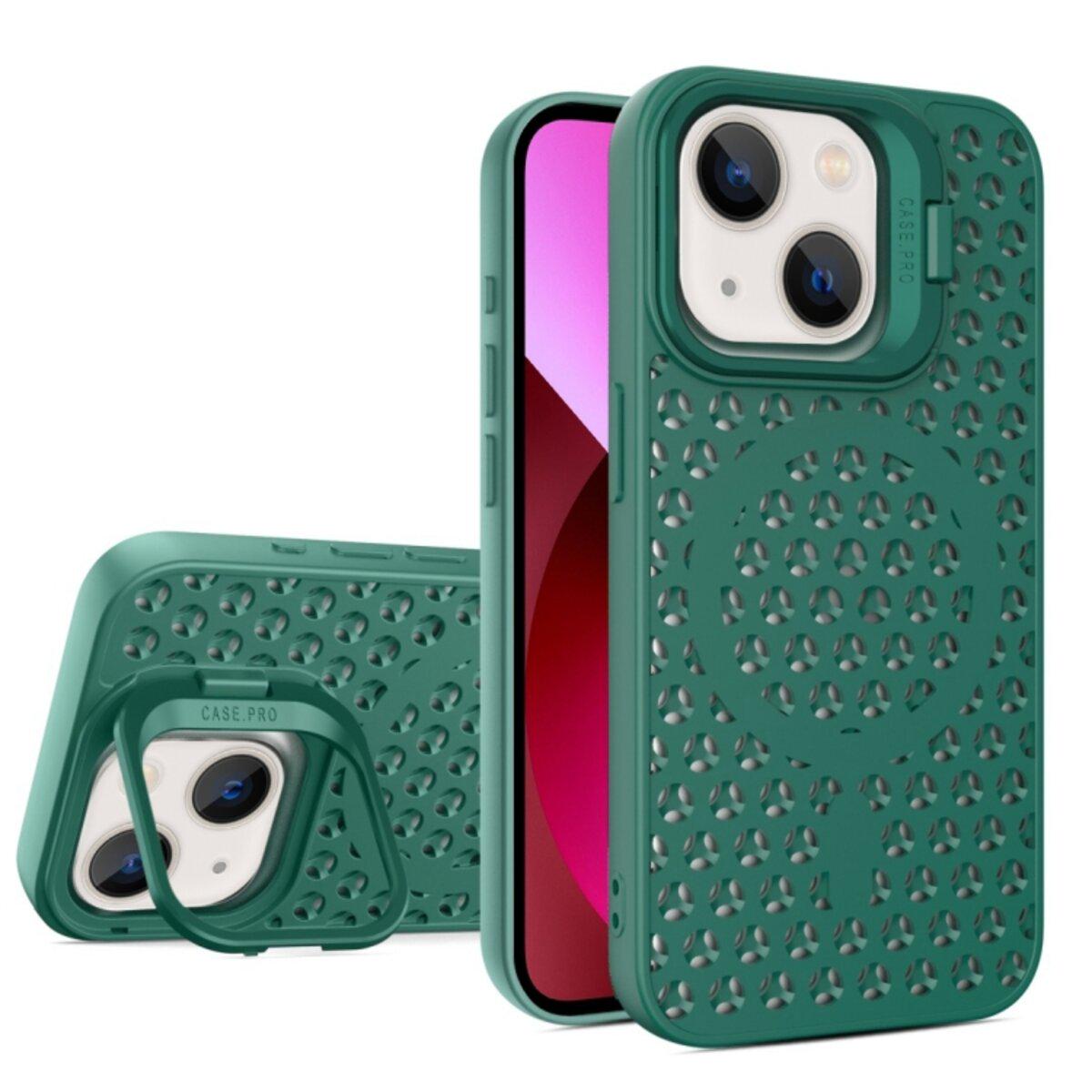 Протиударний чохол із підставкою Cosmic Grater Stand for Apple iPhone 13 Dark Green