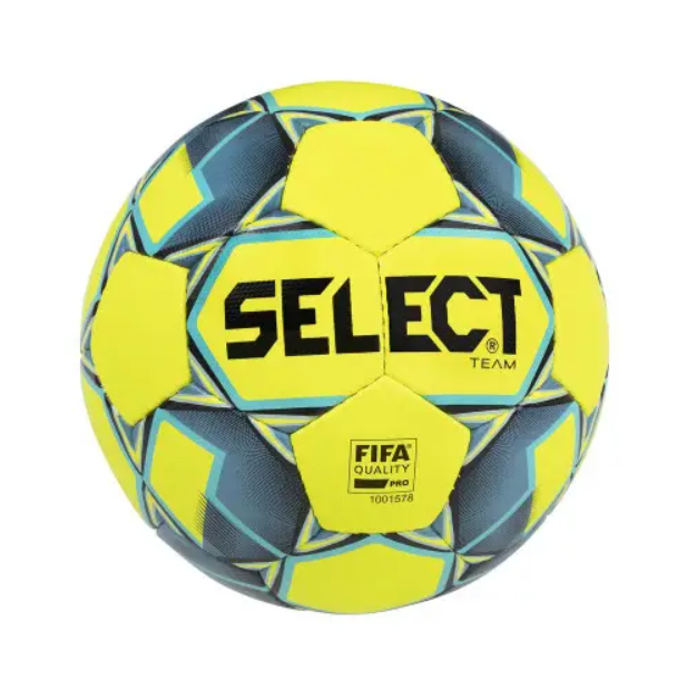 М'яч футбольний Select Team FIFA Approved 5 Жовтий/Синій (367552-016-5)