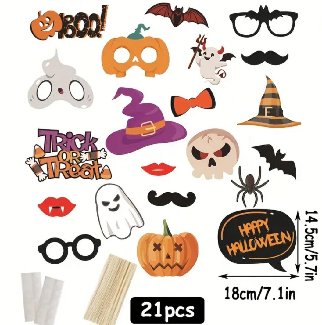 Фотобутафория на Хэллоуин 21 дет. One size Разноцветный (225101) - фото 2