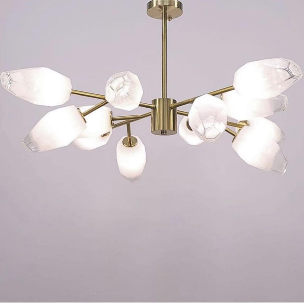 Люстра на 12 плафонів геометричної форми Ø 110 см (H 827/12) - фото 2 Люстра на 12 плафонів геометричної форми Ø 110 см (H 827/12) - фото 2