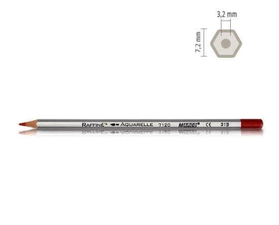 Олівці акварельні Marco Raffine 36 кольорів в металевому кейсі - фото 3