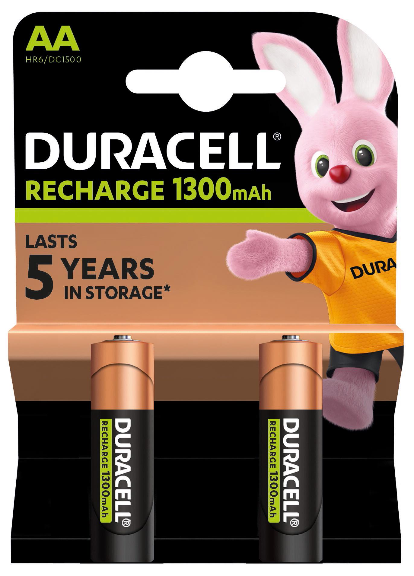 Аккумулятор Duracell HR6 AA 1300 mAh 2 шт. (UG-5017767/5007321) - фото 2
