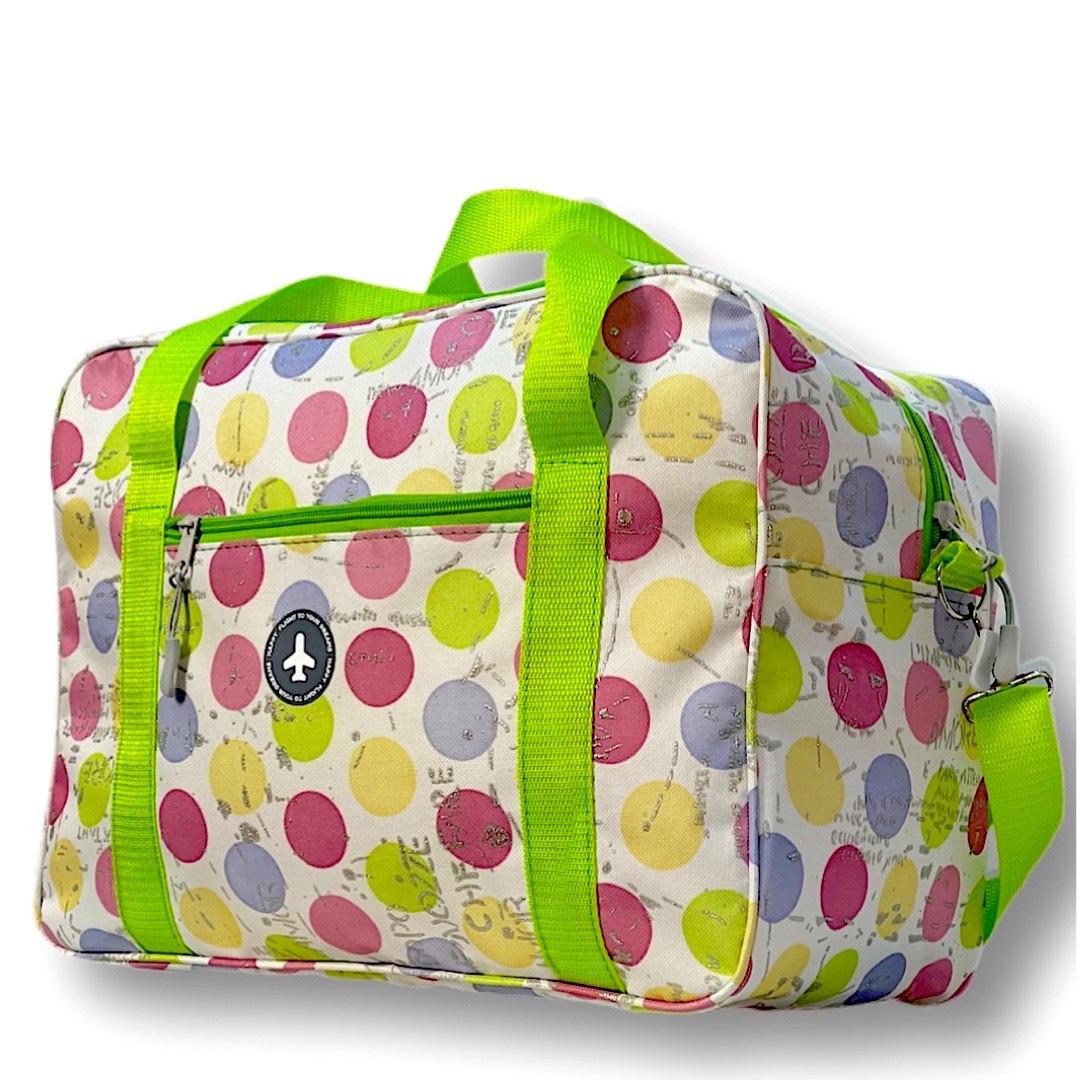 Сумка для лоукост Fly 234 ручная кладь 40x30x20 см горошек Разноцветный