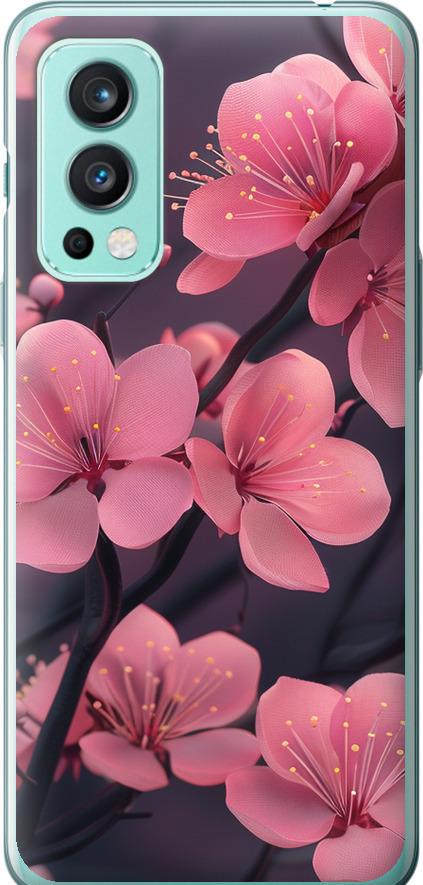 Чехол на OnePlus Nord 2 Пурпурная сакура (6075u-2468-42517) Чехол на OnePlus Nord 2 Пурпурная сакура (6075u-2468-42517)