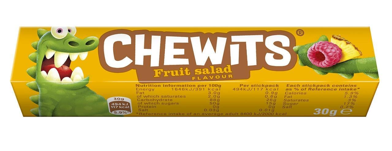 Конфеты жевательные Chewits Fruit Salad Flavour 30 г (2365936310)