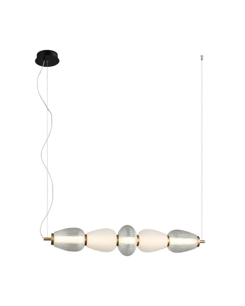 Светильник подвесной Italux Gastel Led 5x22W 3000K 1500Lm IP20 Wh (PND-74937-5-BK)