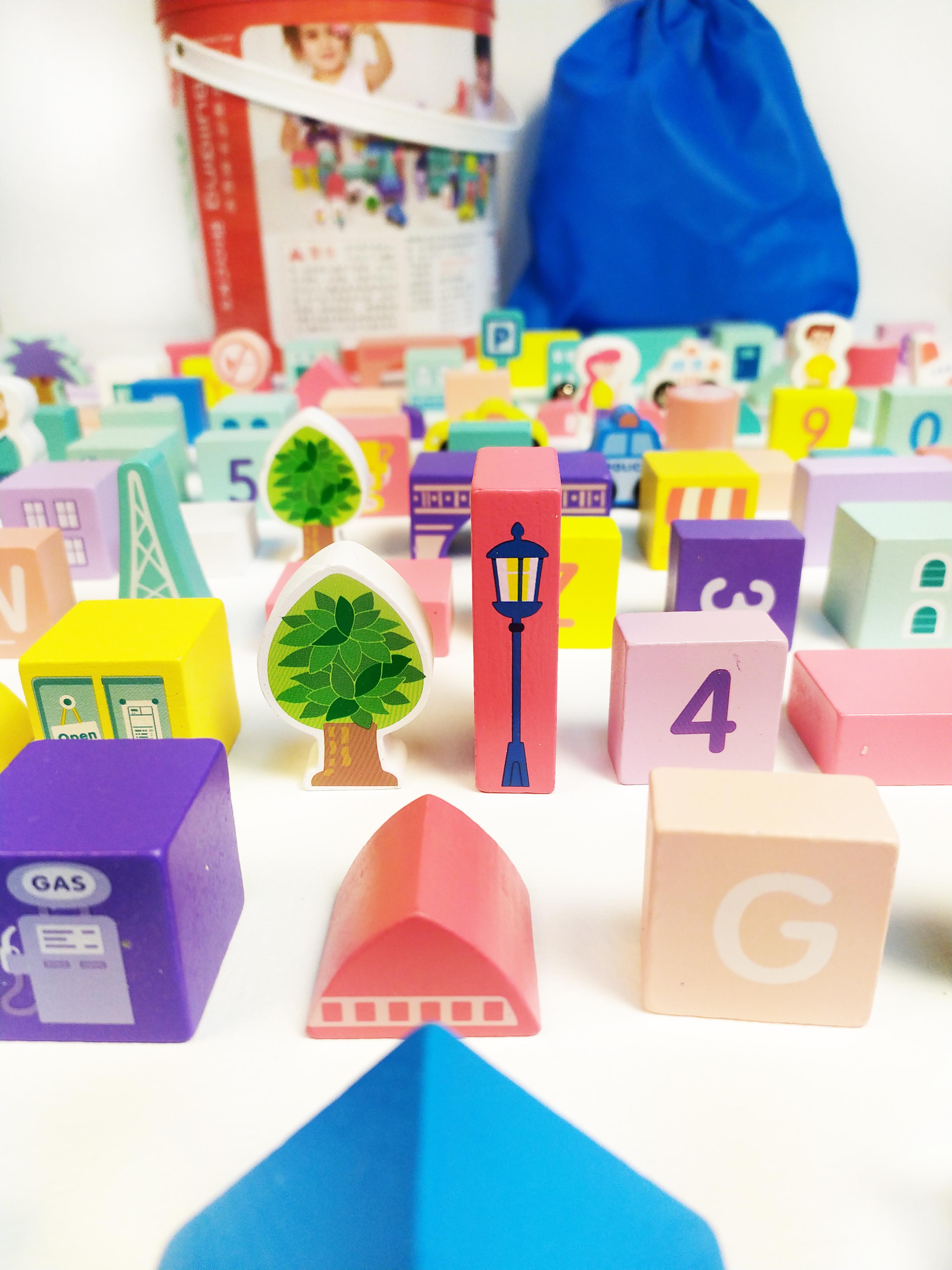 Деревянная развивающая игрушка город 108 пр. - фото 10 Деревянная развивающая игрушка город 108 пр. - фото 10