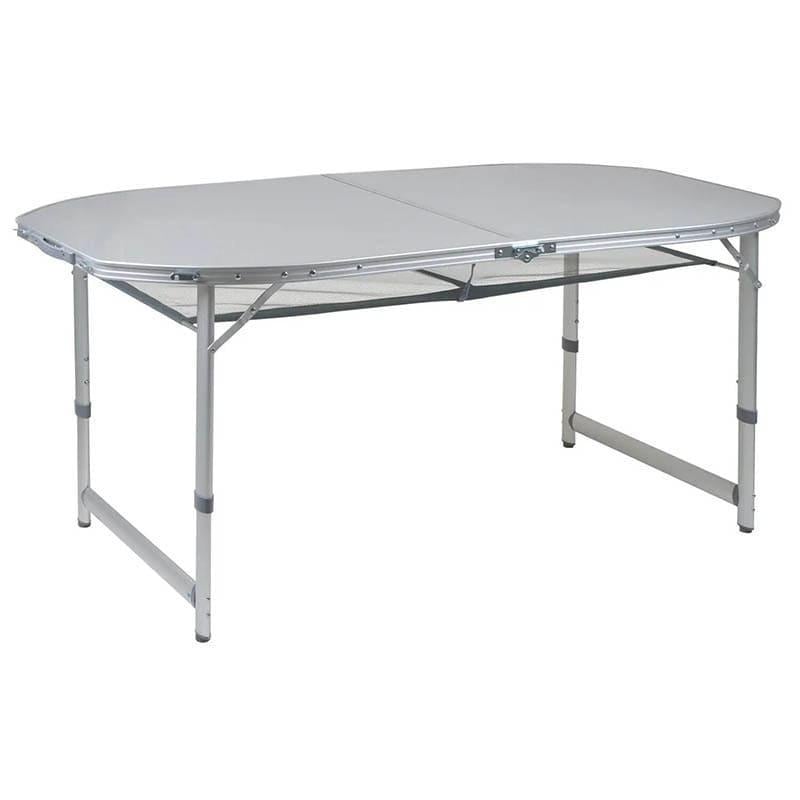Туристический стол раскладной Bo-Camp Premium Oval 150x80 см Grey (DAS302787)