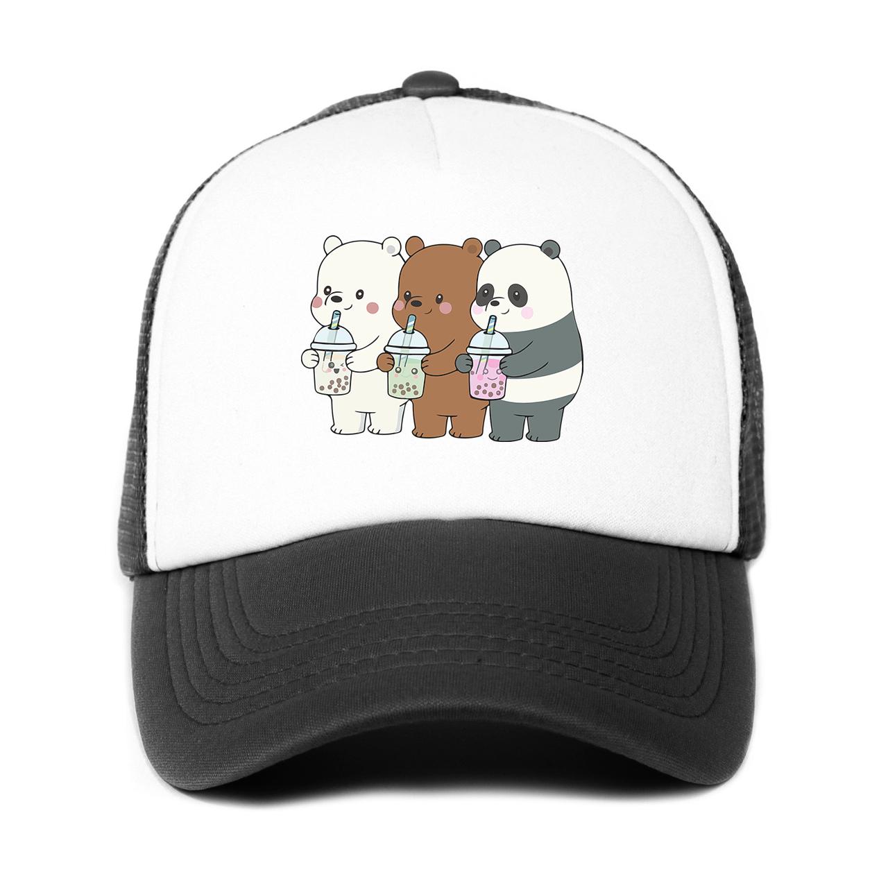 Кепка тракер детская We Bare Bears Черный (33404-2896-BK)