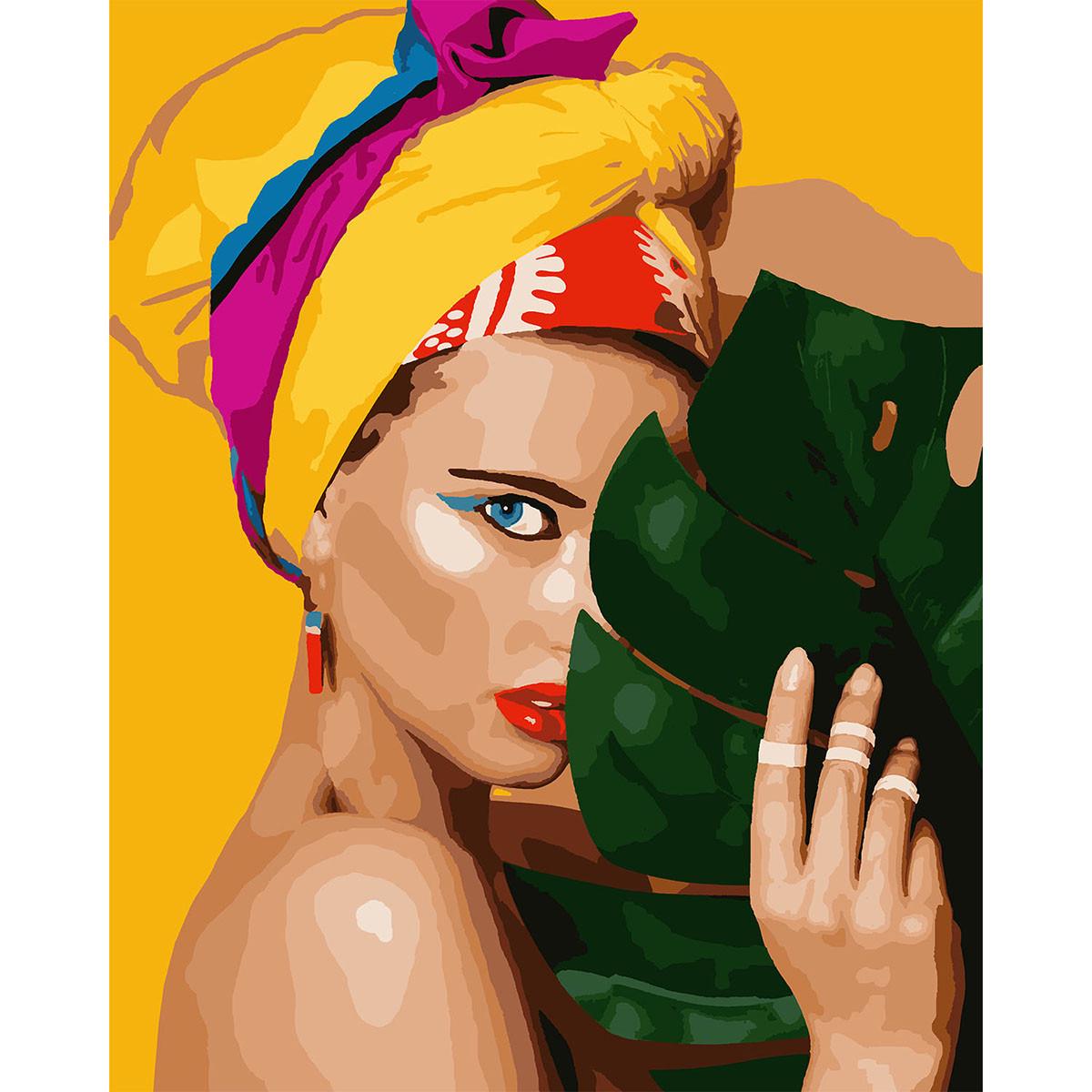 Картина по номерам Santi в подарочной коробке Тропиканка 40x50 см (953908)