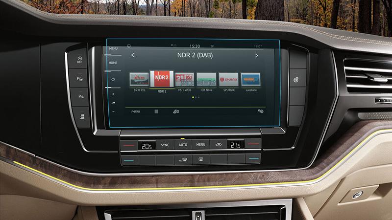 Защитное стекло Pixsel гибридное матовое на монитор Volkswagen TOUAREG 11,2" 2018-2023