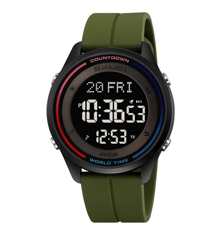 Наручные часы электронные Skmei 2412PAG Army Green (31775763)