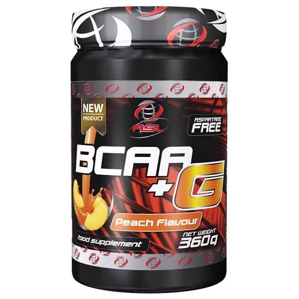 Аминокислоты AllSports Labs BCAA+G peach 360 г