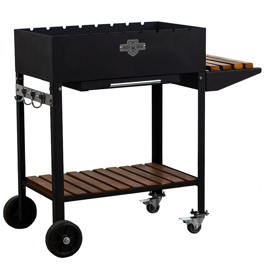 Мангал стационарный Daddy Smoke на 8 шампуров - фото 4