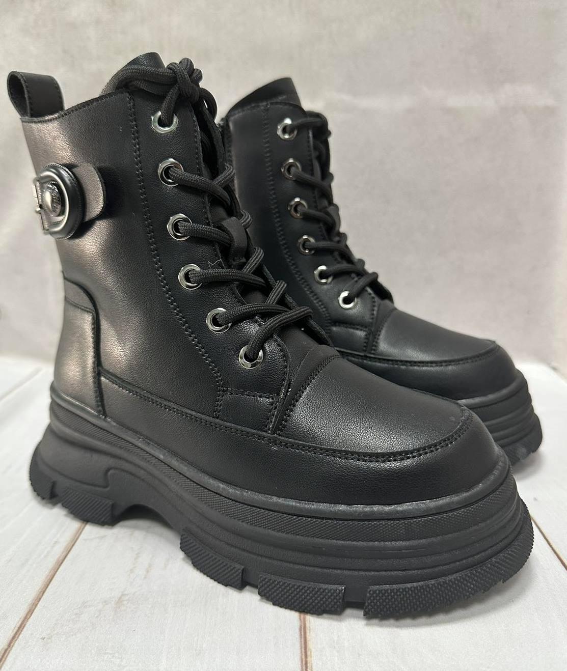 Ботинки детские зимние Paliament на овчине р. 35 Черный (12408662) - фото 2 Ботинки детские зимние Paliament на овчине р. 35 Черный (12408662) - фото 2