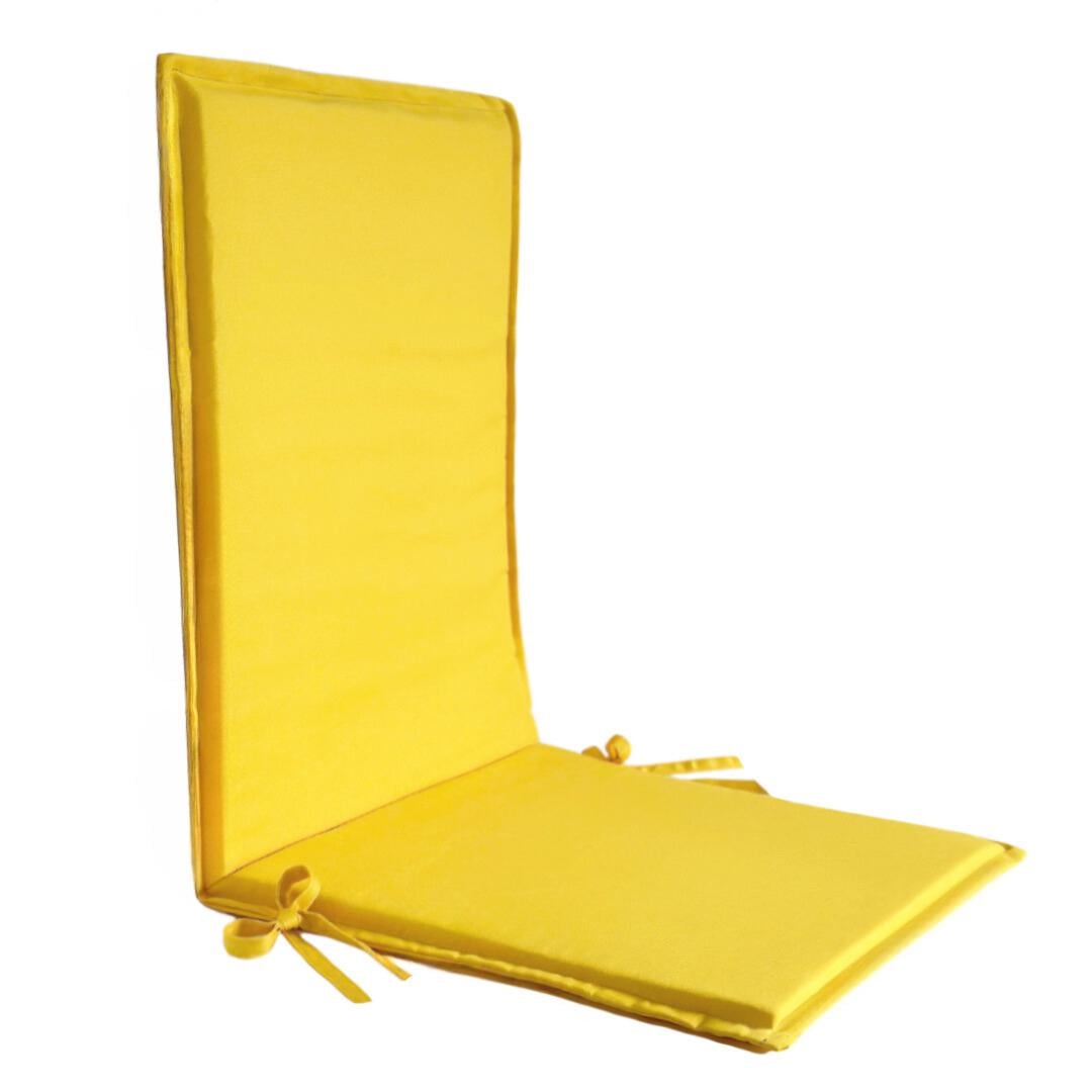 Матрас для лежака/шезлонга/садового стула 170х50х3 см Желтый (2619905468)