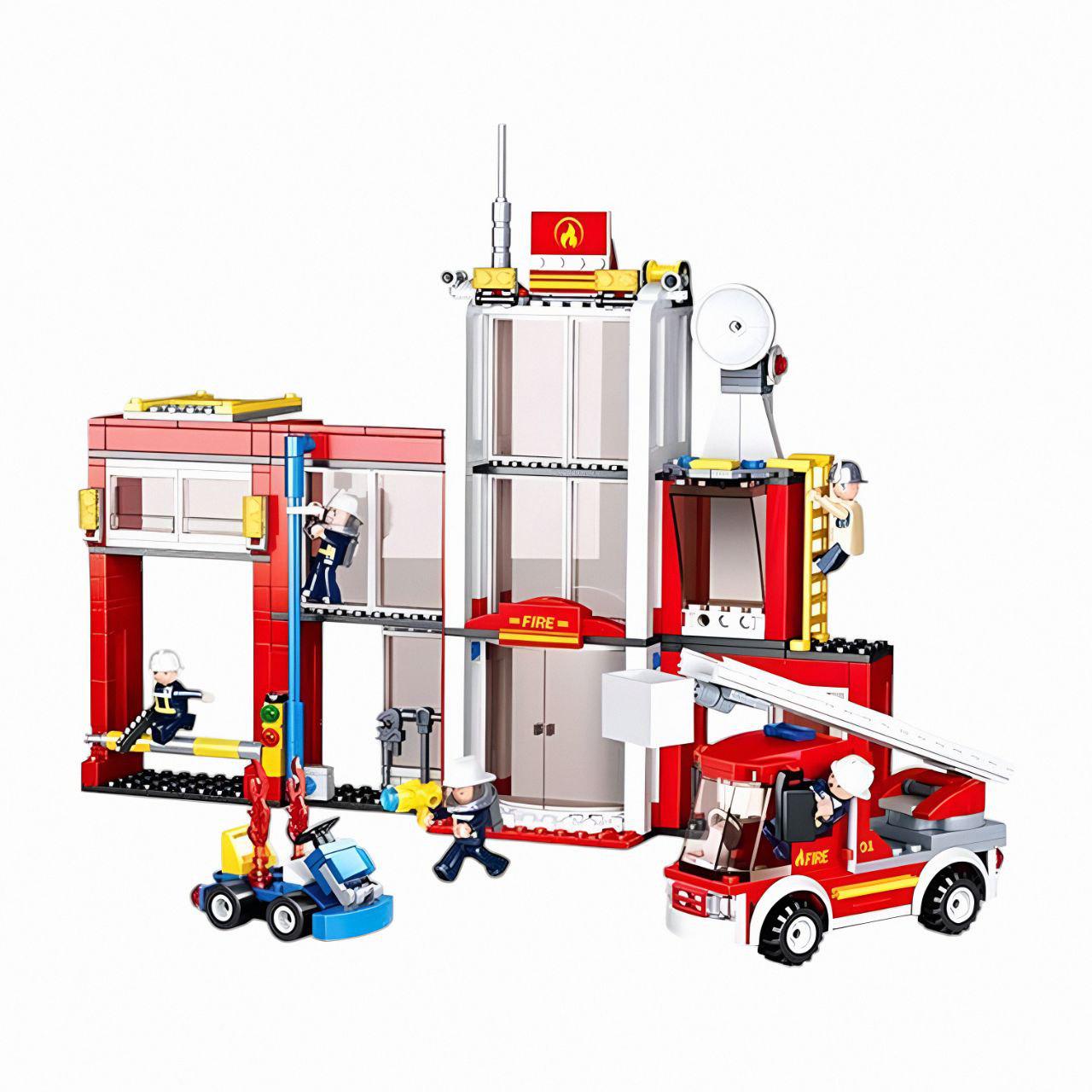 Конструктор Sluban M38-B0631 Пожарная часть 612 дет. (27490506)