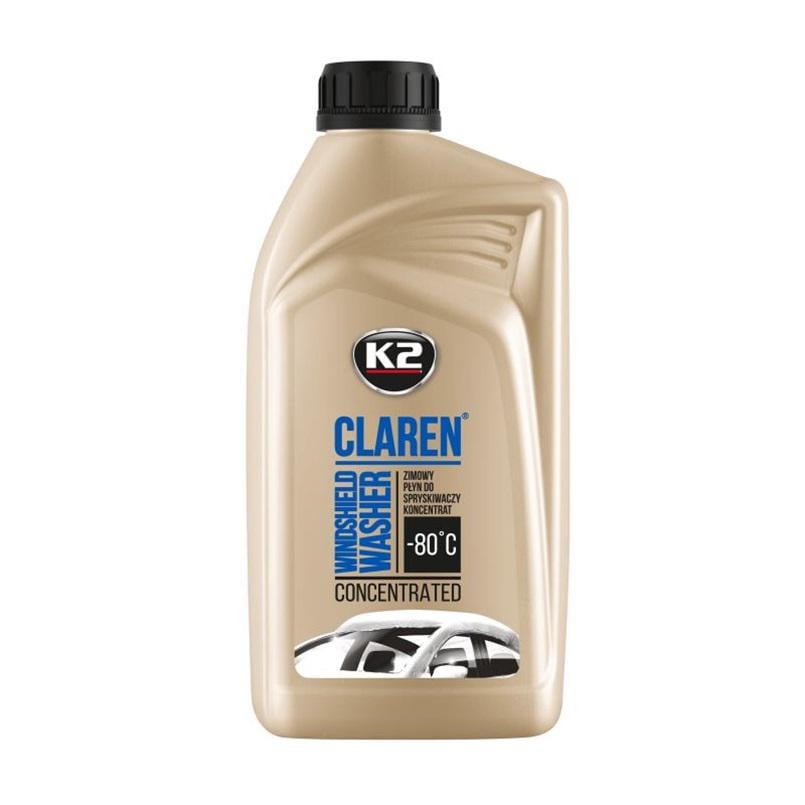 Омивач скла зимовий K2 Claren Windshield Washer -80°С з нейтральним ароматом концентрат 1 л (K611) - фото 1